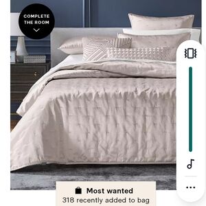 Hotel Collection Full Queen Coverlet Luxurious Textured Bedding